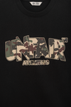 UNFAIR ATHLETICS Classic Label Disruptive Camo T-Shirt | Black