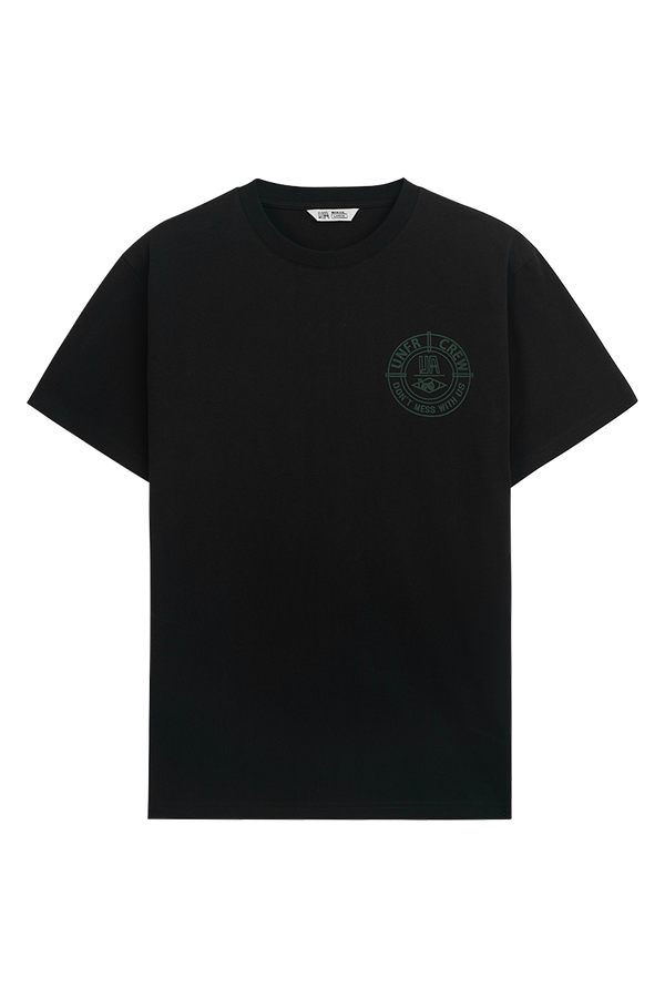 UNFAIR ATHLETICS DMWU BP T-Shirt | Black / Shamrock Green