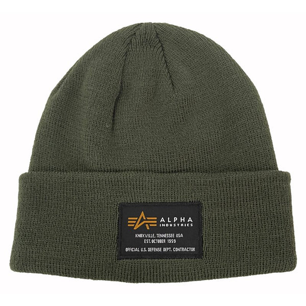 ❌ SALE ❌ ALPHA INDUSTRIES Crew Beanie | Dark Green