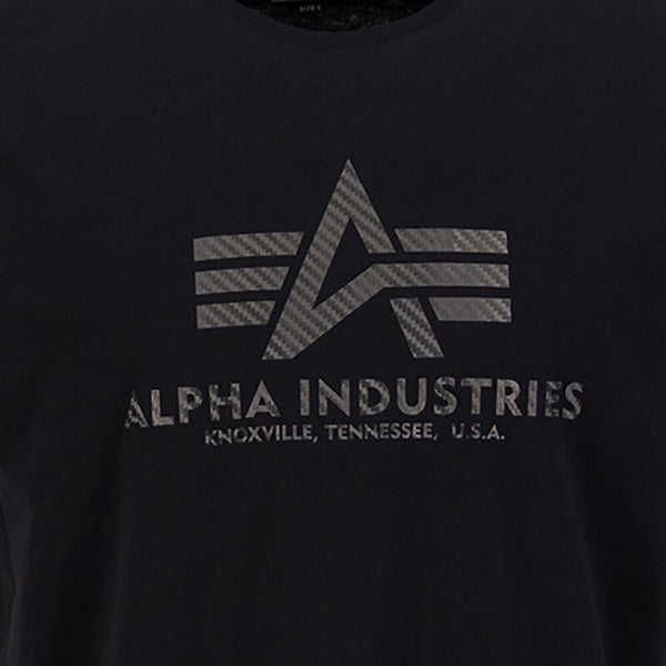 ALPHA INDUSTRIES Basic T Carbon | Black / Black