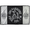100% HARDCORE Banner "F*ck you, I´m Hardcore" | Schwarz/Weiß