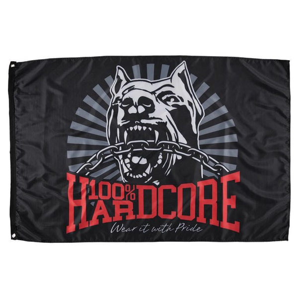 100% HARDCORE Banner "Dog-1"