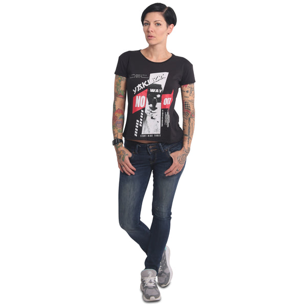 ❌ SALE ❌ YAKUZA Ladies T-Shirt "No Way Out Box Fit" | Black