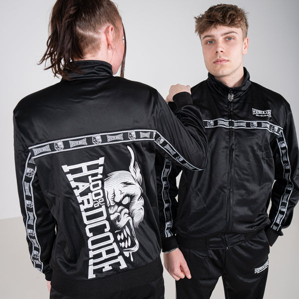 100% HARDCORE Trainingsjacke "Essential" | Black