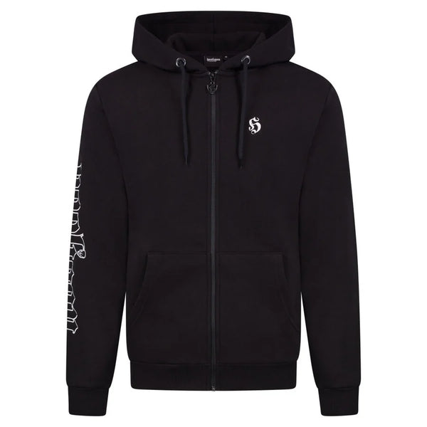 HOOLIGAN Zip Hoodie "We Don't Care" | Black