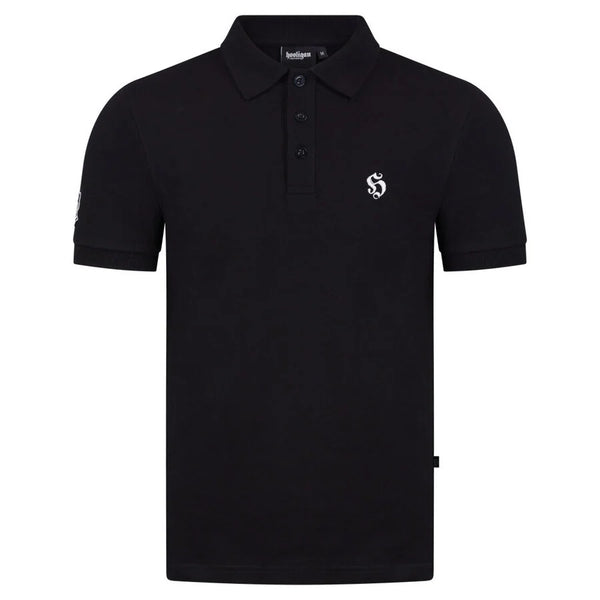 HOOLIGAN Polo Shirt "Essential" | Black