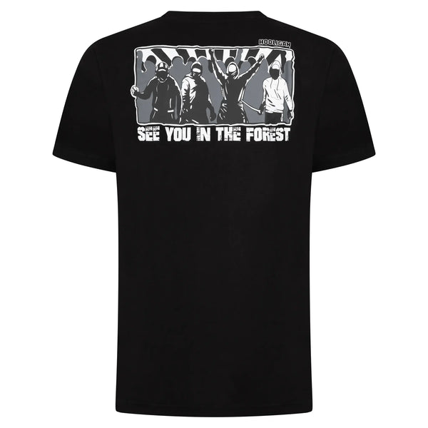 HOOLIGAN Herren T-Shirt "In the Forest" | Black