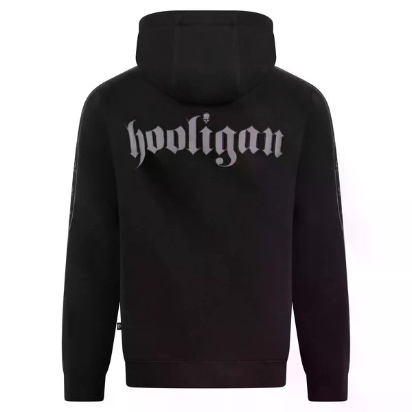 HOOLIGAN Zip Hoodie "Taping" | Black