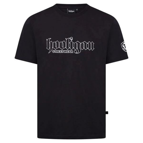 HOOLIGAN T-Shirt "Essential" Outline | Black