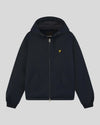 LYLE & SCOTT Padded Hooded Zip Through Jacket | Dark Navy