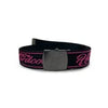 100% HARDCORE Damen Gürtel "Gabber" | Black/Pink