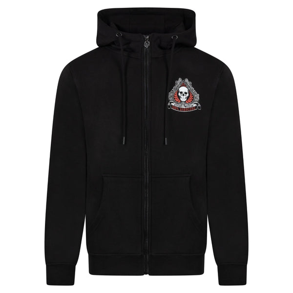 100% HARDCORE Zip Hoodie "Ace Of Spades" | Black
