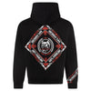 100% HARDCORE Herren Hoodie "Bandana" | Black