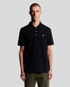 LYLE & SCOTT Herren Plain Poloshirt | Jet Black