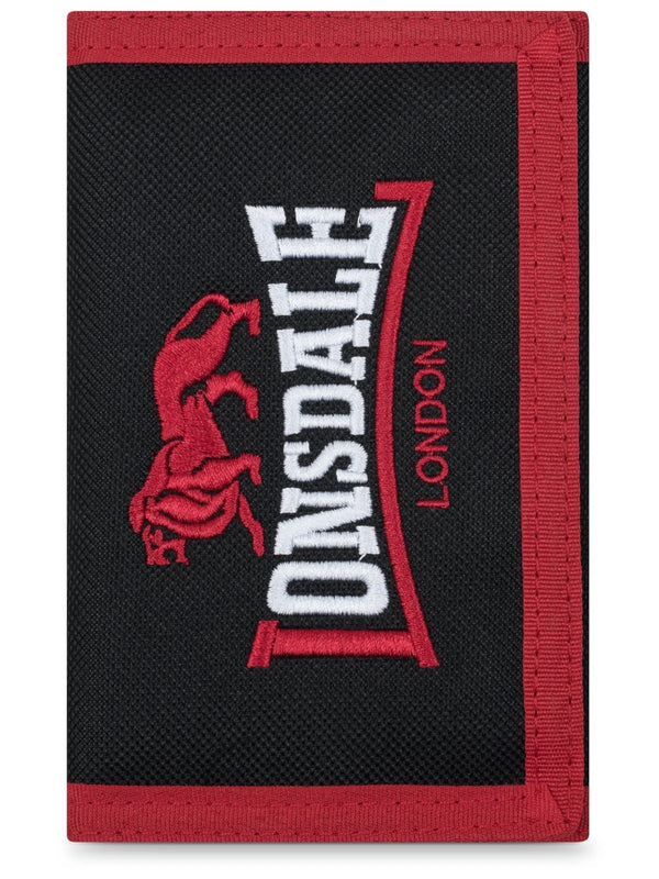 LONSDALE Portemonnaie "Higham" | Black/Red