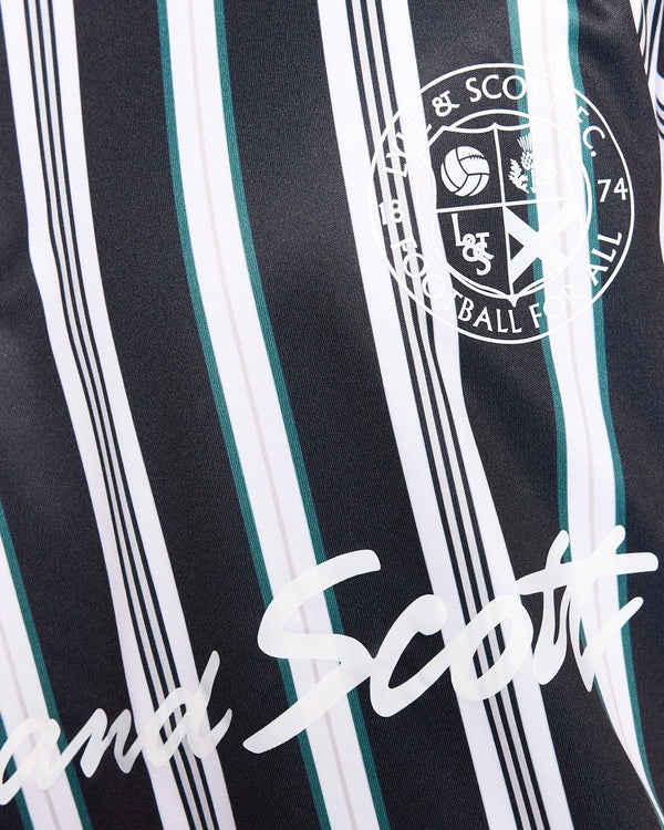 LYLE & SCOTT Prep Stripe Football Shirt | Dark Navy