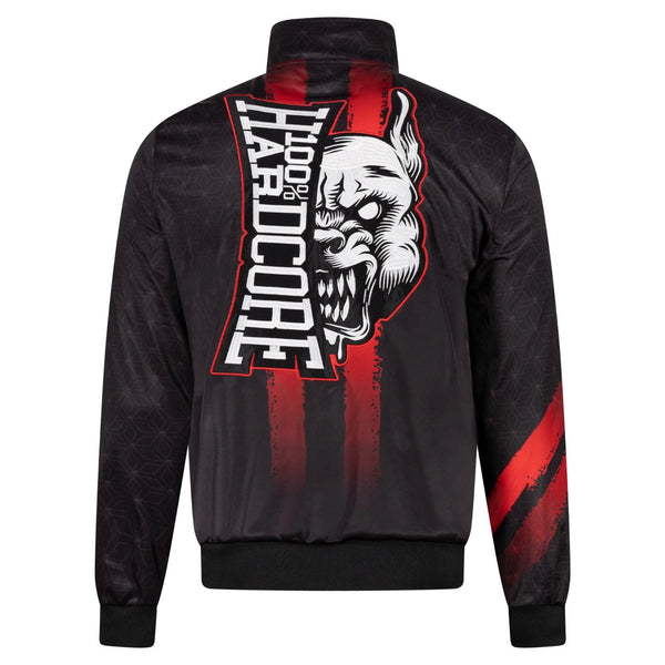 100% HARDCORE Herren Trainingsjacke "Red Mark" | Black