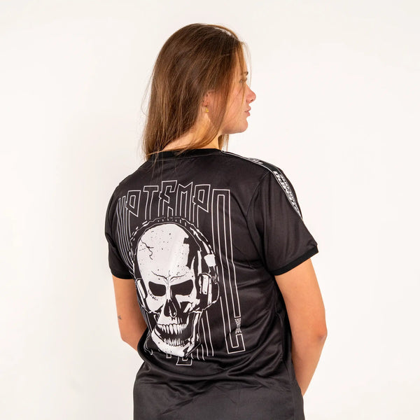 ❌ SALE ❌ UPTEMPO Soccer T-Shirt „Headphones“ | Schwarz