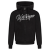 UPTEMPO Zip Hoodie "Big Signature" | Black