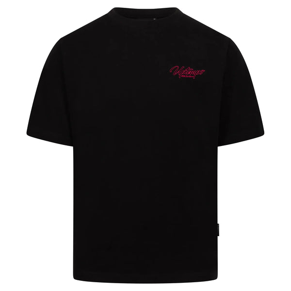 UPTEMPO Oversized Herren T-Shirt "Signature" | Black/Pink